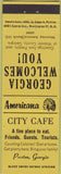 Matchbook Cover - Perkins Americana City Cafe Preston GA Yellow