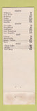 Matchbook Cover - Town House Williams CA #1 BUCK