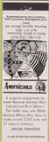 Matchbook Cover - Perkins Americana Civil War Shiloh TN White