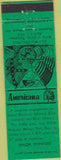 Matchbook Cover - Perkins Americana Civil War Shiloh TN Green