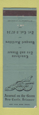 Matchbook Cover - Arsenal on the Green New Castle DE WEAR
