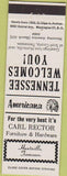 Matchbook Cover - Perkins Americana Lakeview Motel Harriman TN White