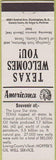 Matchbook Cover - Perkins Americana Hopper's Oil Well Loving County TX White