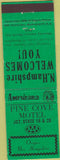 Matchbook Cover - Perkins Americana Pine Cove Motel Ossippe NH Green