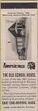 Matchbook Cover - Perkins Americana Old School East Chelmsford MA White