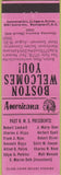 Matchbook Cover - Perkins Americana RMS 1960 Convention Boston MA Pink