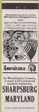 Matchbook Cover - Perkins Americana Civil War Sharpsburg MD White
