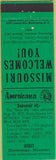 Matchbook Cover - Perkins Americana Hermitage MO Green