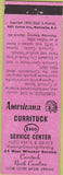 Matchbook Cover - Perkins Americana Esso oil gas Carrituck NC Pink