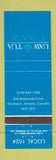 Matchbook Cover - UAW TUA Canada Union Kitchener ON