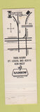 Matchbook Cover - Ivory Glass St Louis MO