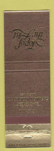 Matchbook Cover - Top of the List Minneapolis MN Calhoun Towers