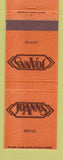 Matchbook Cover - Joann's Detroit MI