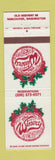 Matchbook Cover - The Winery Vancouver WA