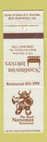 Matchbook Cover - Royal Norseman Restaurant West Palm Beach FL