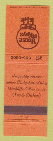 Matchbook Cover - House of Keys Wickliffe OH