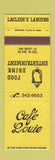 Matchbook Cover - Cafe Louie Laclede's Landing St Louis MO