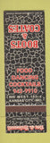 Matchbook Cover - Boots and Coates Restaurant Bar Kansas City MO