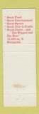 Matchbook Cover - Oregon Oktoberfest Mount Angel OR 1984 WHITE RED
