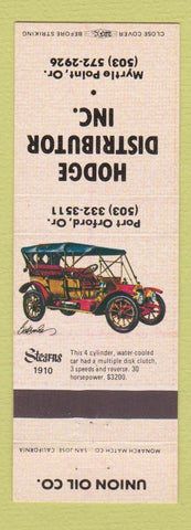 Matchbook Cover - Union oil Hodge Myrtle Point OR