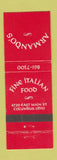 Matchbook Cover - Armando's Italian Columbus OH