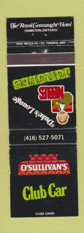 Matchbook Cover - O'Sullivan's Club Car Hamilton ON