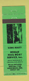 Matchbook Cover - Rogue Mail Boat Service Gold Beach OR