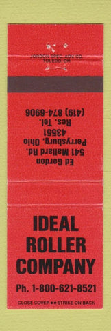 Matchbook Cover - Ideal Roller Company Perrysburg OH