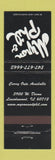 Matchbook Cover - Myron & Phil Restaurant Lincolnwood IL