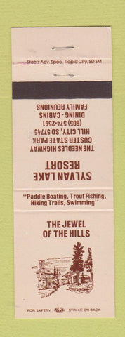 Matchbook Cover - Sylvan Lake Resort Hill City SD