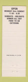 Matchbook Cover - Swedish Inn Smorgasbord Montrose CA