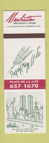 Matchbook Cover - Manhattan Grill QC?