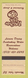 Matchbook Cover - Anchor Inn Restaurant Murrells Inlet SC WEAR