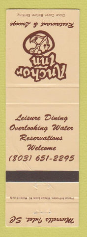 Matchbook Cover - Anchor Inn Restaurant Murrells Inlet SC WEAR