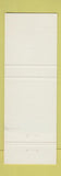 Matchbook Cover - The Bird Cage Restaurant Saskatoon SK