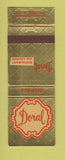 Matchbook Cover - Doral Restaurant Lounge Lincolnwood IL