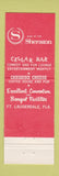 Matchbook Cover - Sheraton Hotel Cabaret girlie Fort Lauderdale FL