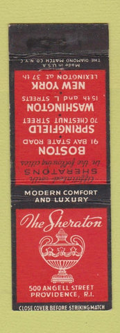 Matchbook Cover - The Sheraton Providence RI