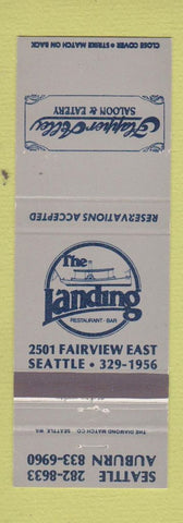 Matchbook Cover - Happer Alley Saloon Seattle Auburn WA