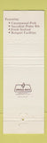 Matchbook Cover - Frisco's Restaurant Belleville IL