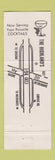 Matchbook Cover - Highland's Restaurant Sturtevant WI GREEN