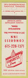 Matchbook Cover - Congress Inn Nashville TN