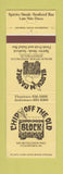 Matchbook Cover - Chip Off the Old Block Fourtown PA