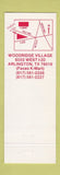 Matchbook Cover - Italian Villa Restaurant Arlington TX
