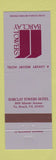 Matchbook Cover - Barclay Towers Virginia Beach VA