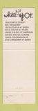 Matchbook Cover - White Spot Restaurant Denver Colorado