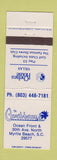 Matchbook Cover - Caribbean Chelsea House Villas Myrtle Beach SC