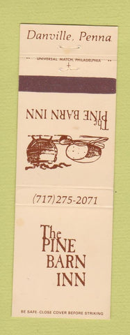 Matchbook Cover - Pine Barn Inn Danville PA