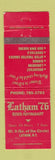 Matchbook Cover - Latham 76 Diner Restaurant NY