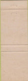 Matchbook Cover - Perkins Americana Civil War Appomattox Court House VA Yellow